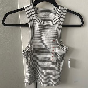 Old navy tank top size XS black and white striped